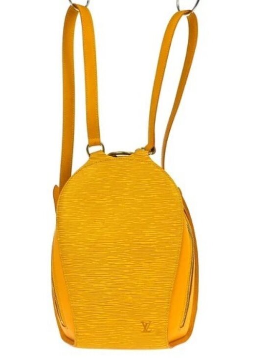 BUYIT03 Louis Vuitton Yellow Epi Mabillon Backpack main image 7
